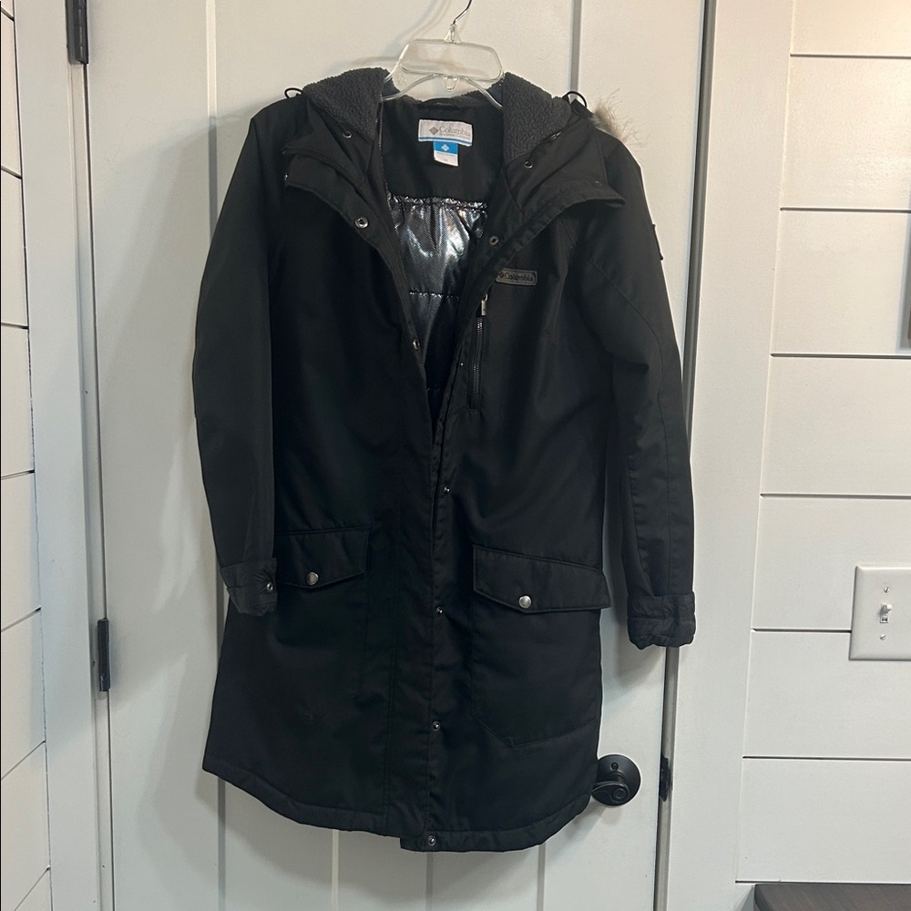 Columbia Black Long Jacket